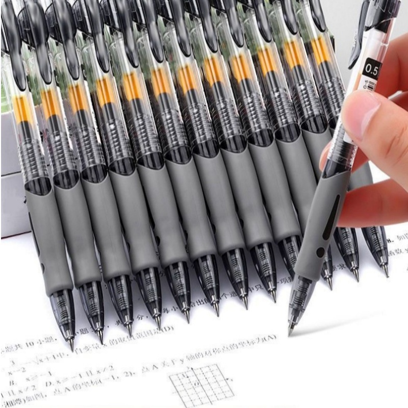Stationery Supplier - 13/30pcs Retractable Gel Pens Set Black/Red/Blue