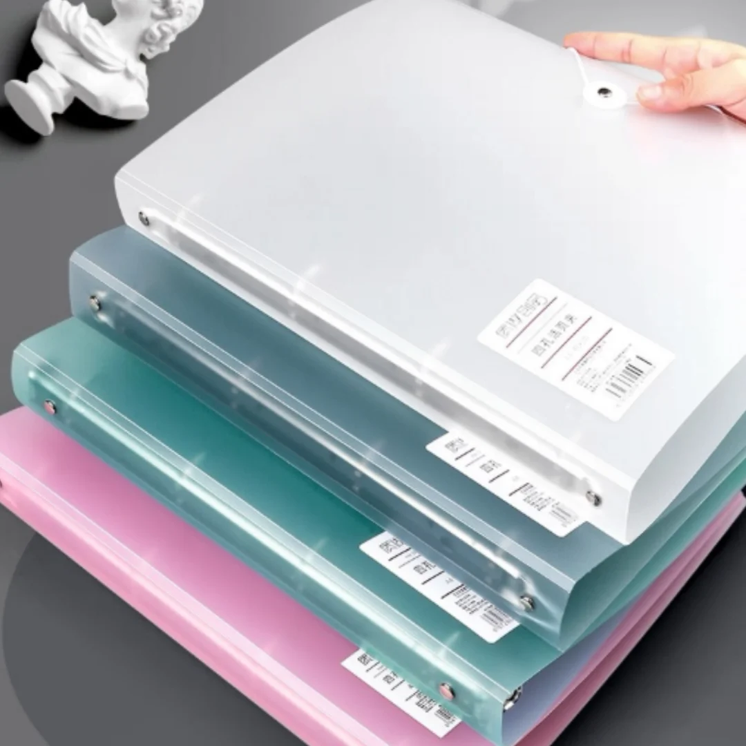 A4 File Folders D-type 4 Hole  - Binder Clip Assorted recension och pris
