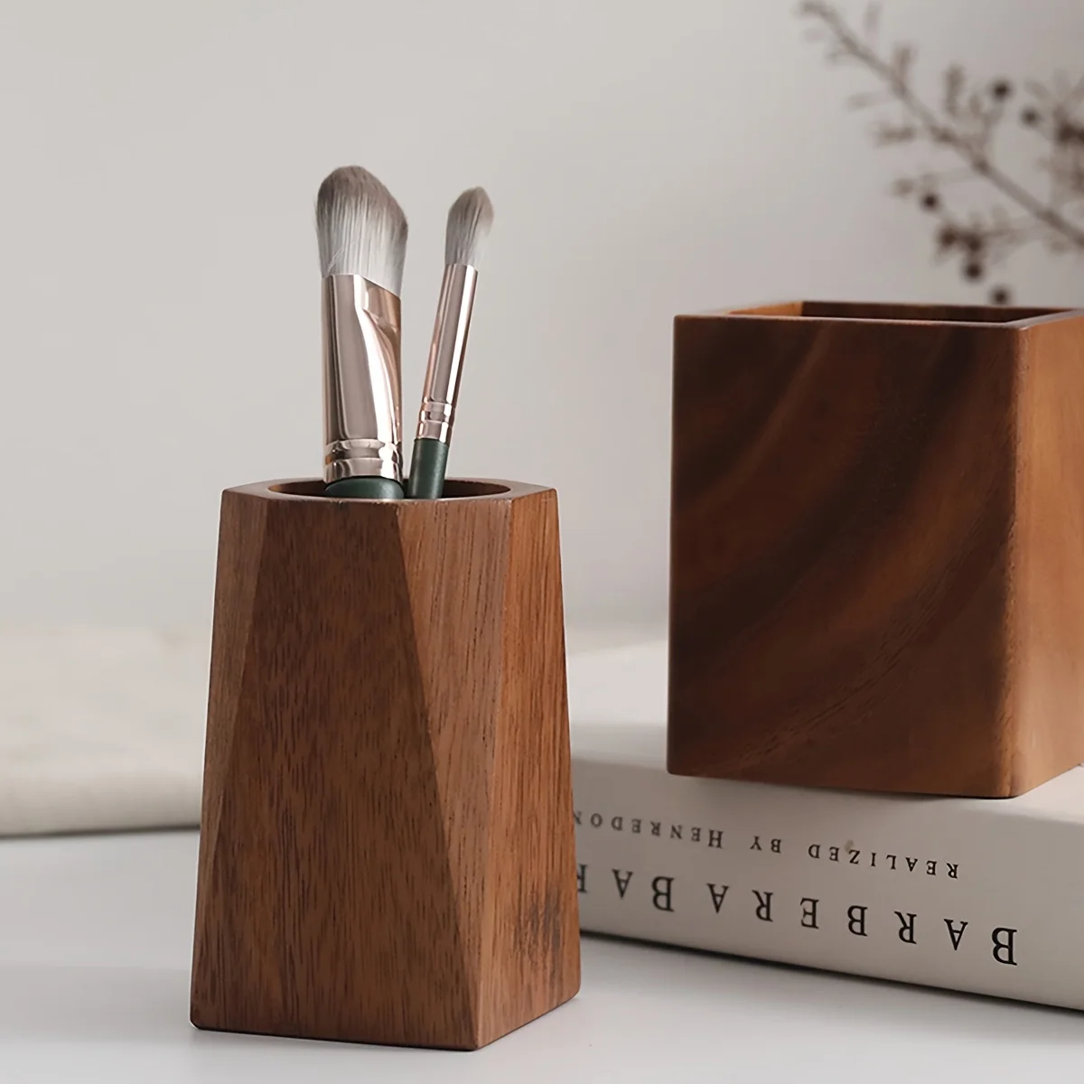 Wooden Pen Holder A Colorful P - Stationery Office Supply Store recension och pris