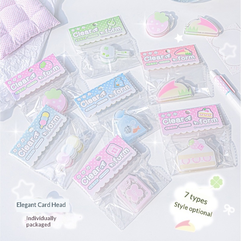 RosyPosy Clear Acrylic Clip Cu - Binder Clip Assorted recension och pris
