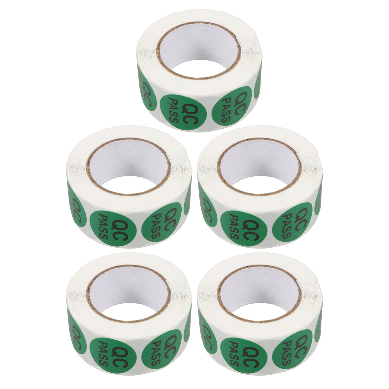 5 Rolls Quality Control Sticke - Sticker Label Roll recension och pris