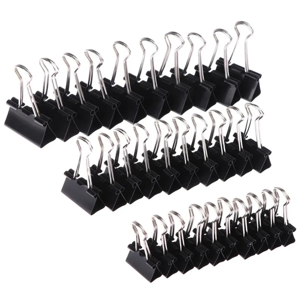 10Pcs Foldback Metal Binder Cl - Binder Clip Assorted recension och pris