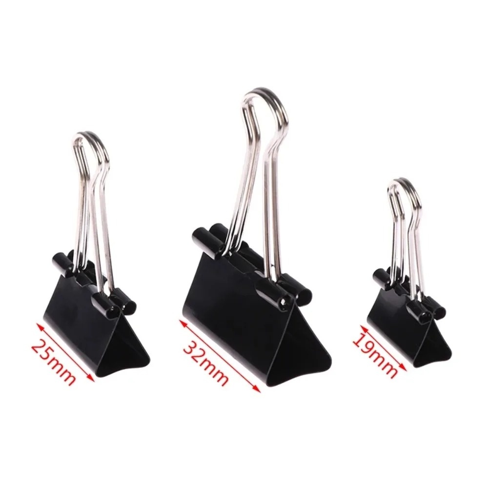 10Pcs Foldback Metal Binder Cl - Binder Clip Assorted recension och pris