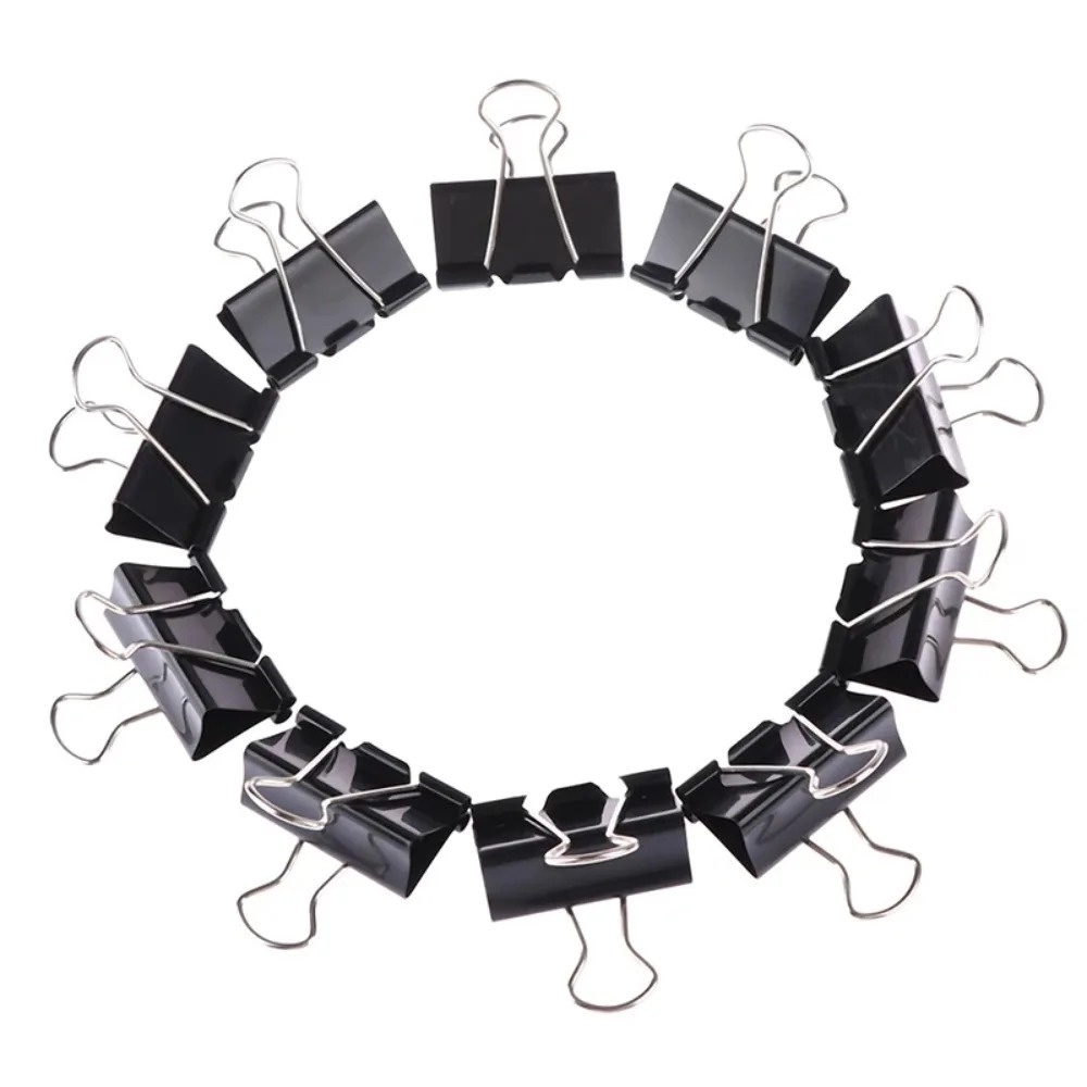 10Pcs Foldback Metal Binder Cl - Binder Clip Assorted recension och pris