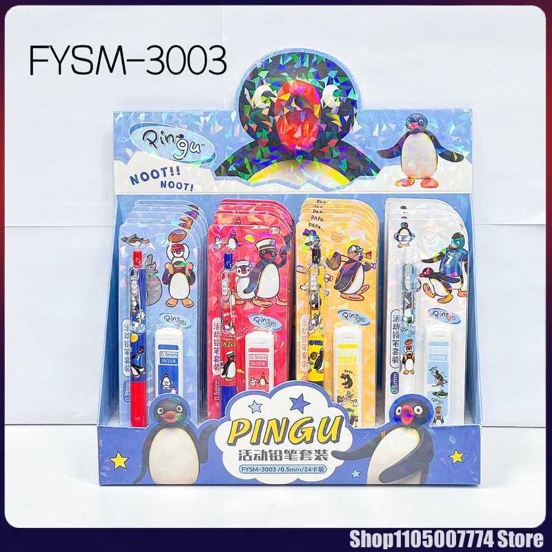 4/24pcs Kawaii Pingu Mechanica - Stationery Supplier recension och pris