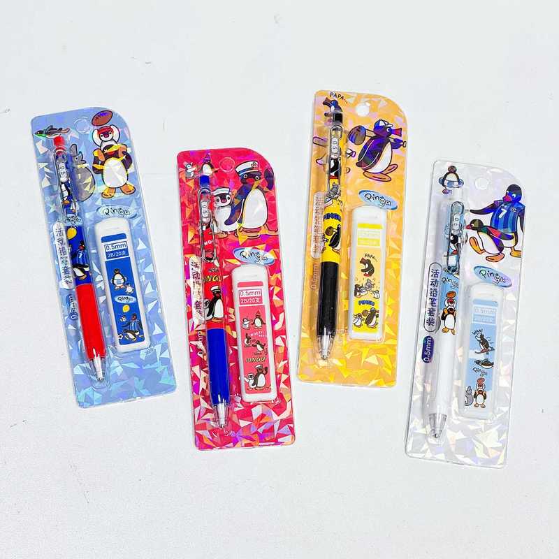 4/24pcs Kawaii Pingu Mechanica - Stationery Supplier recension och pris