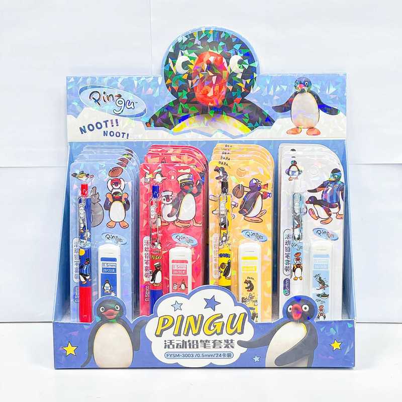4/24pcs Kawaii Pingu Mechanica - Stationery Supplier recension och pris