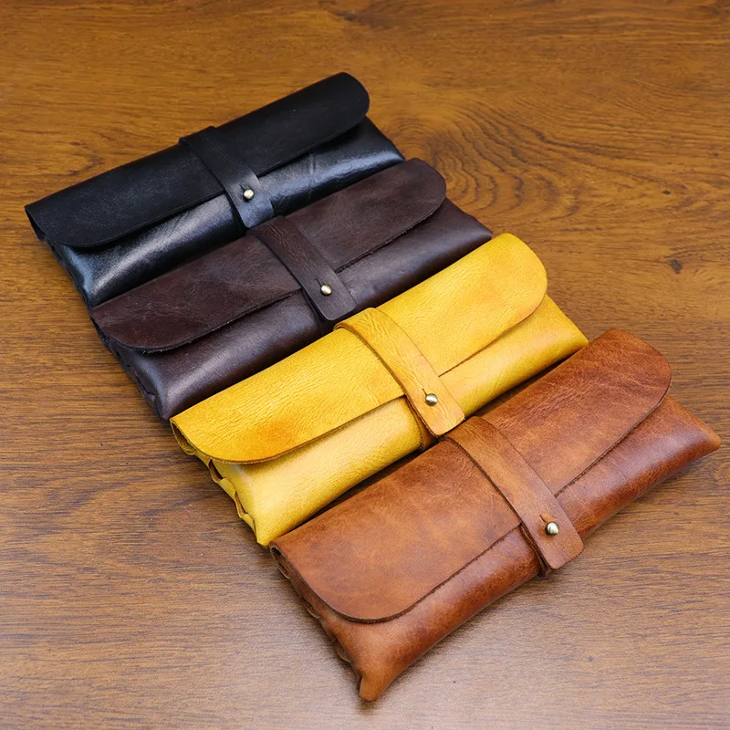 Ins Retro Tanned Leather Korea - Tan Stationery & Office Supply recension och pris
