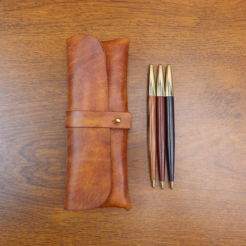 Ins Retro Tanned Leather Korea - Tan Stationery & Office Supply recension och pris