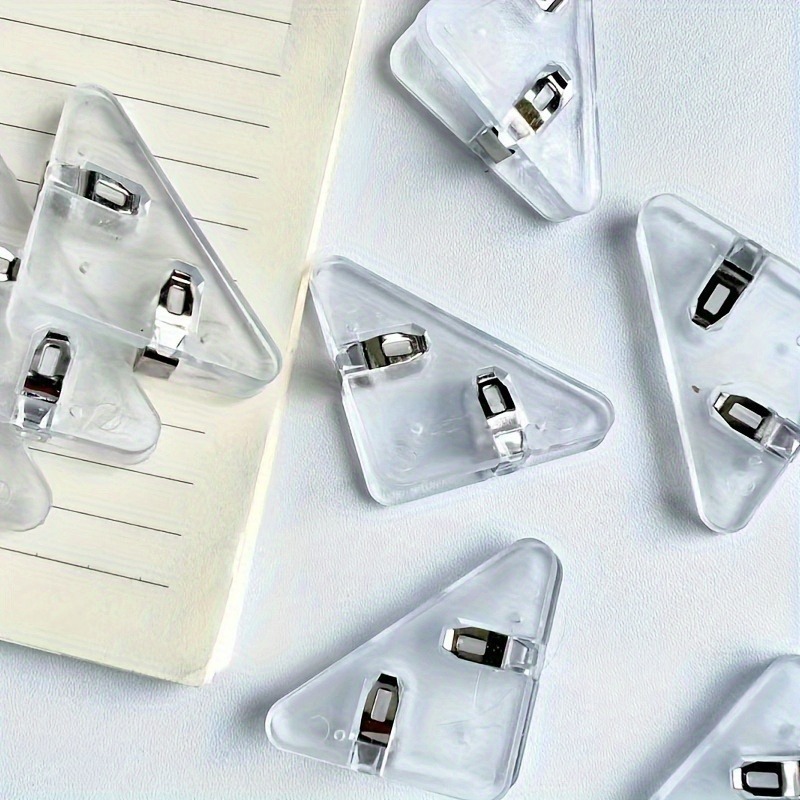 22pcs Clear Triangle Clip Set  - Binder Clip Assorted recension och pris