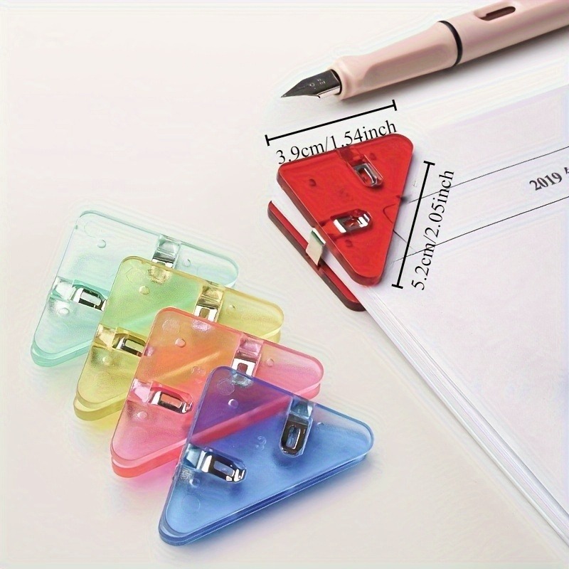 22pcs Clear Triangle Clip Set  - Binder Clip Assorted recension och pris