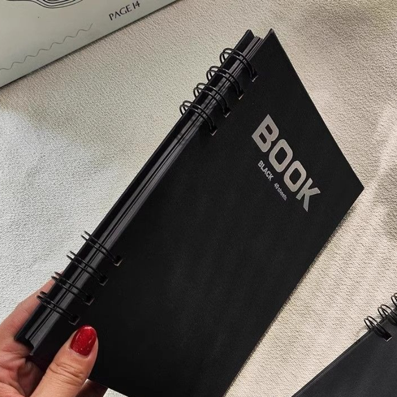 A4 Black Card Sketchbook Doubl - Art Sketchbook Ring recension och pris