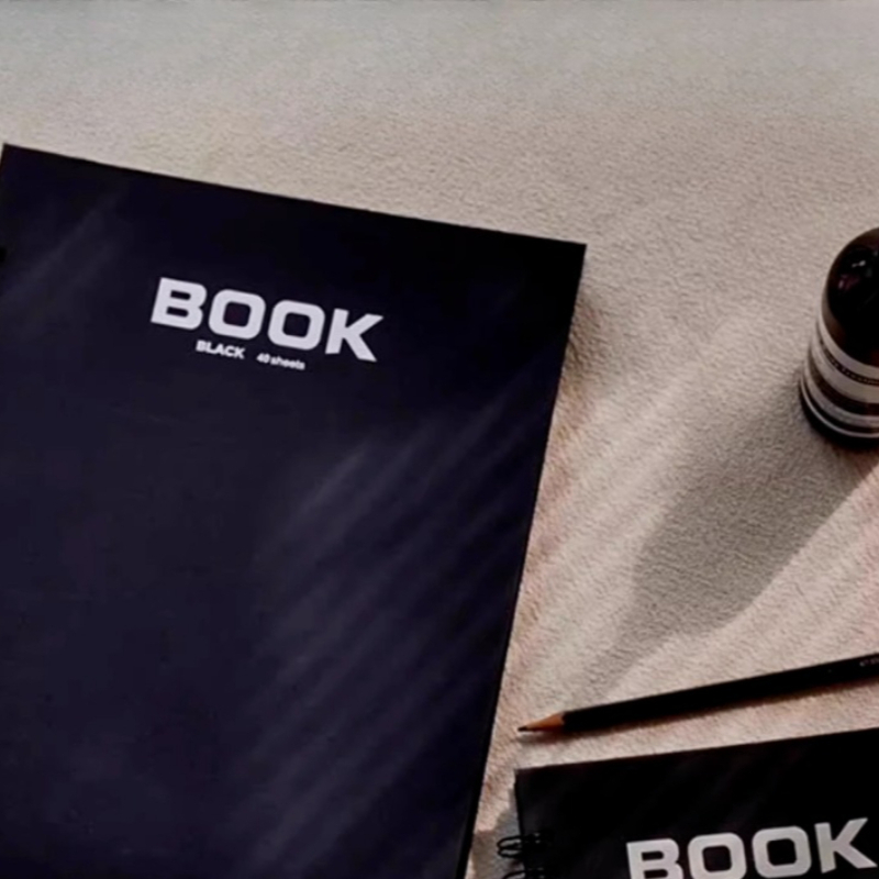 A4 Black Card Sketchbook Doubl - Art Sketchbook Ring recension och pris