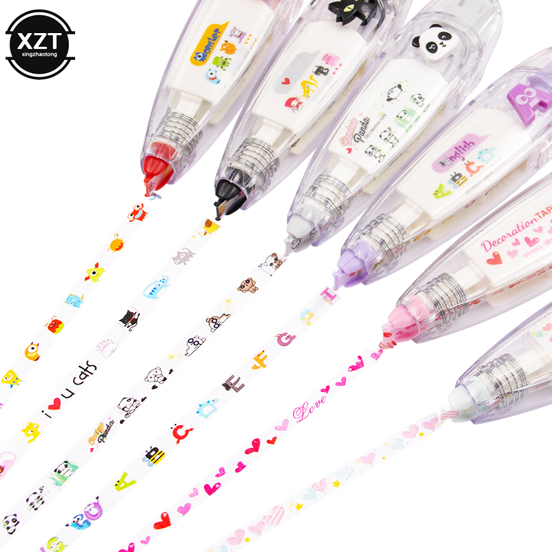 Kids Kawaii Animals Press Type - Correction Tape Roller recension och pris