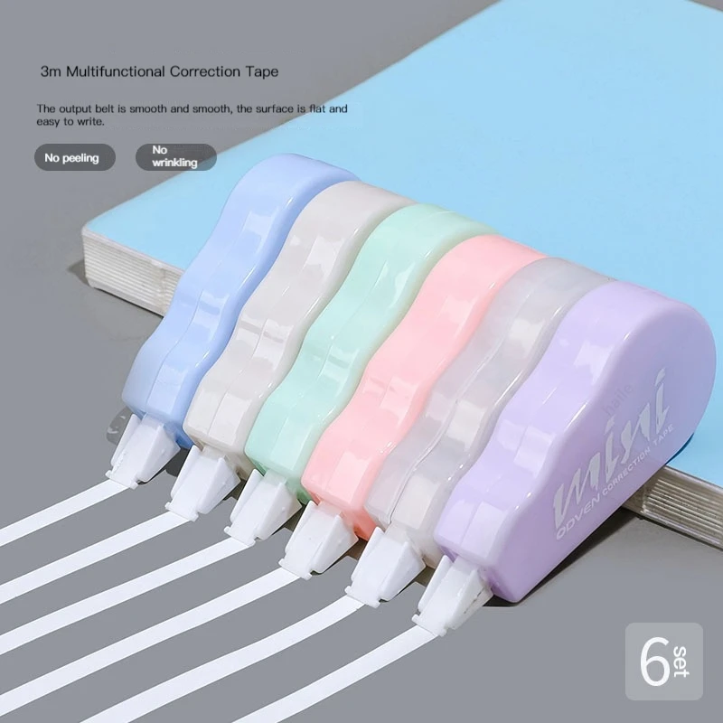 6Pcs/pack Correction Tapes Pro - Correction Tape Roller recension och pris