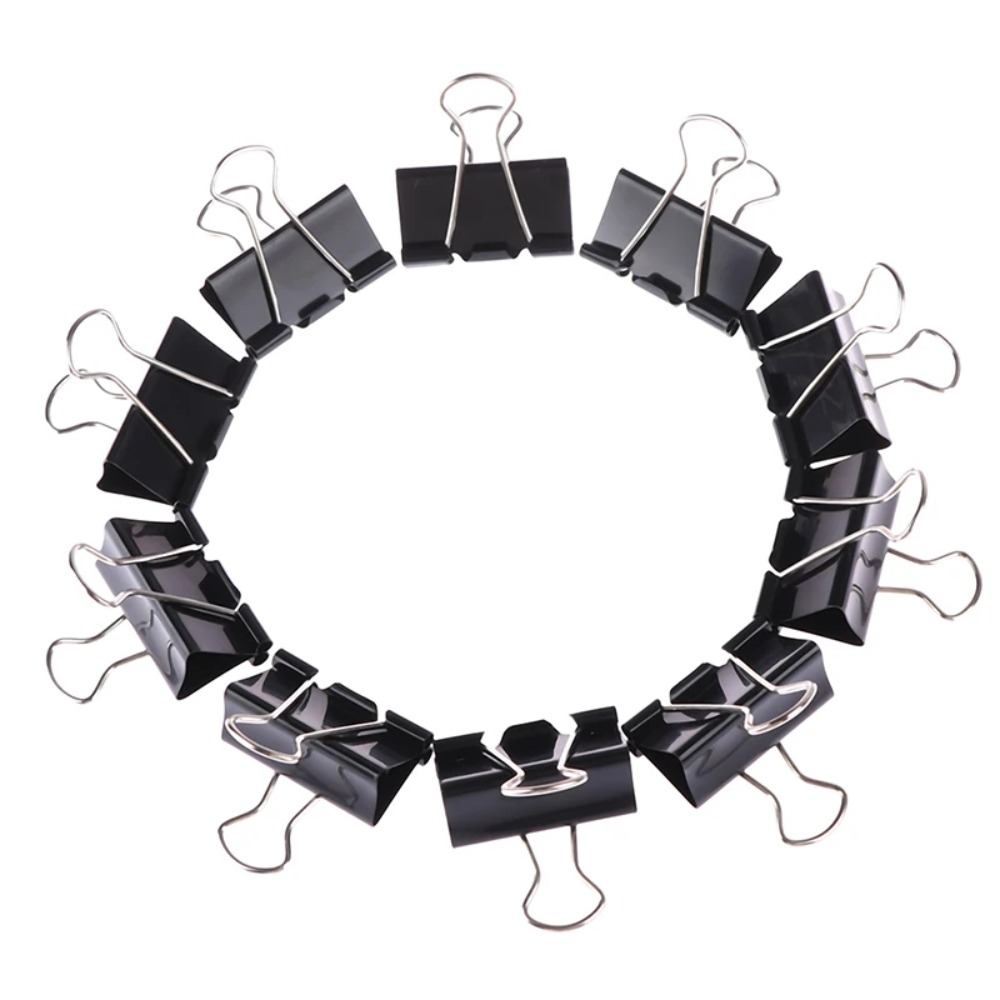 10pcs Metal Binder Clips 19mm  - Binder Clip Assorted recension och pris