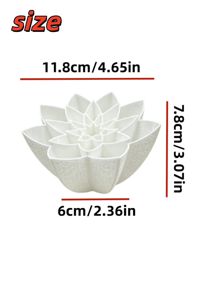 Floral Lotus Pen Holder Deskto - Stationery Office Supply Store recension och pris